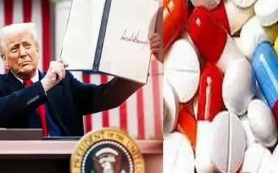USA- डोनाल्ड ट्रंप का सख्त फैसला : दवाओं पर लगाया 100% टैरिफ, मचा हड़कंप