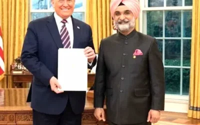 National- ट्रंप ने तरनजीत सिंह संधू को दिल्ली का उपराज्यपाल बनने पर दी बधाई