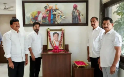 दुद्दिल्ला श्रीपाद राव की पुण्यतिथि पर सीएम ने दी श्रद्धांजलि