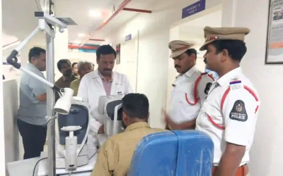 Eye Test : ‘अराइव अलाइव’ अभियान के तहत चालकों के लिए नेत्र जांच शिविर