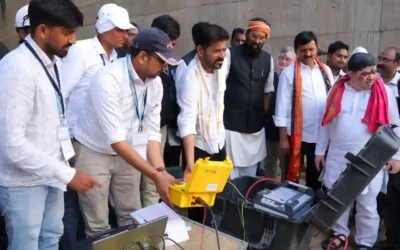 CM : मेडिगड्डा बैराज का मुख्यमंत्री ने किया निरीक्षण