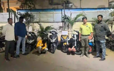 Hyderabad : वाहन चोरी गिरोह का पर्दाफाश, चार आरोपी गिरफ्तार