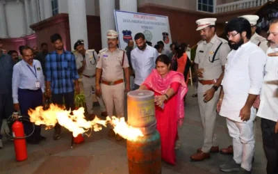 Telangana : अग्नि दुर्घटना रोकथाम को लेकर जागरूकता कार्यक्रम