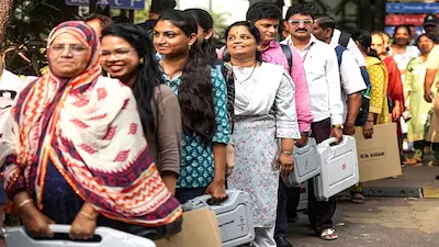 Elections 2026- सुबह 11 बजे तक असम में 38.92%, केरल में 33.28% और पुडुचेरी में 37.06% फीसदी मतदान