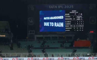 बारिश के कारण KKR vs PBKS मैच रद्द