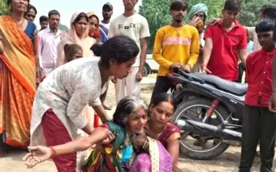 Bihar- सारण में दर्दनाक सड़क हादसा, कार-टैंपो की टक्कर में 3 की मौत, 5 घायल