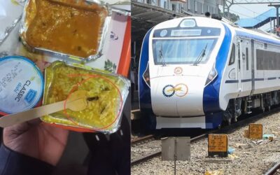 Vande bharat train food issue : वंदे भारत में फिर खाना विवाद