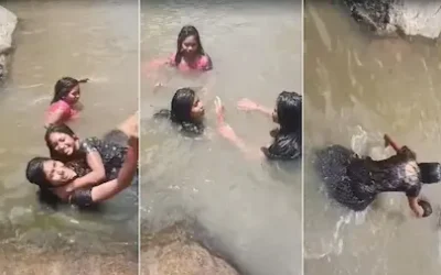 Andhra Pradesh : सेल्फी लेने में जरा सी चूक और सीधे झरने में