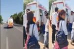 एम्बुलेंस में बड़ा खुलासा, मरीज नहीं, कॉलेज छात्रा निकली सवारी