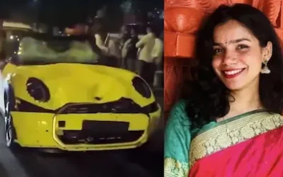 तेज रफ्तार कार की टक्कर से युवती की मौत