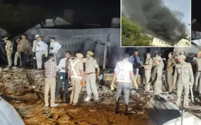 Rajasthan : कबाड़ गोदाम में आग, 4 लोगों की जिंदा जलकर मौत