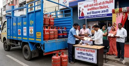 भोपाल में कमर्शियल गैस को लेकर नई व्यवस्था