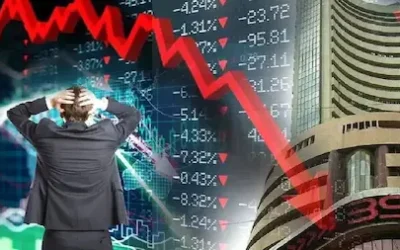 Indian Stock Market : शेयर बाज़ार में बड़ी गिरावट