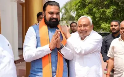 Bihar-Political : नीतीश कुमार और सम्राट चौधरी की मुलाकात