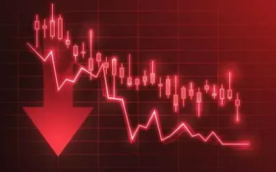 सेंसेक्स और निफ्टी लाल निशान में