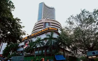 Sensex : सेंसेक्स 609 अंक चढ़कर 77,496 पर बंद, निफ्टी में भी  तेजी