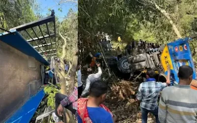 Himachal-Kangra : 100 फीट गहरी खाई में गिरी ट्रैक्टर ट्रॉली, 3 की मौत 13 घायल