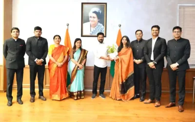 Hyderabad : प्रशिक्षु आईएएस अधिकारियों ने सीएम से की मुलाकात