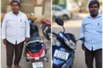 नंबर प्लेट से छेड़छाड़ करने वाला पकड़ा गया