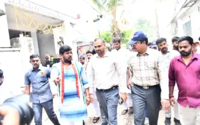 Hyderabad : जलभराव की समस्या का विधायक व अधिकारियों ने किया निरीक्षण