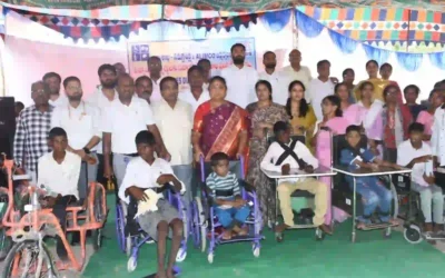 Sangareddy : दिव्यांग विद्यार्थी आत्मविश्वास और मेहनत से आगे बढ़ें – निर्मला जग्गा रेड्डी