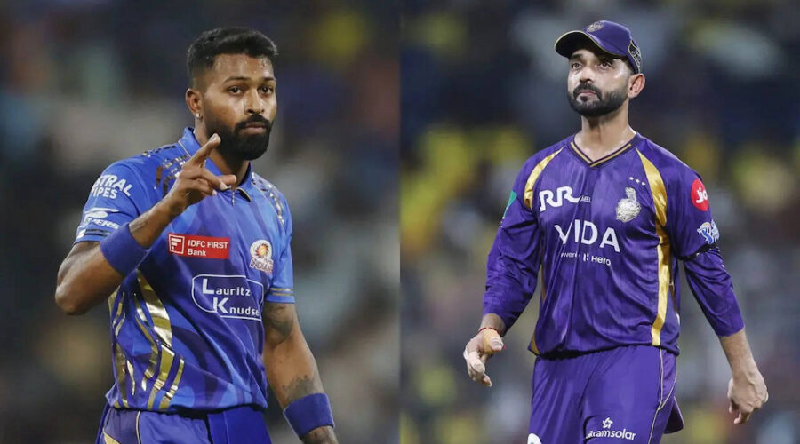MI vs KKR live Score
