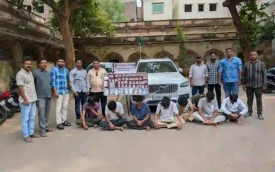 Crime : एमडीएमए ड्रग रैकेट का भंडाफोड़, 8 गिरफ्तार