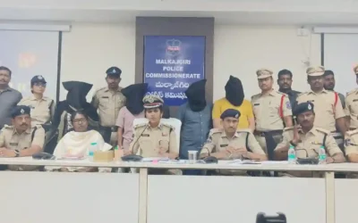 Telangana : वृद्ध दंपति के घर डकैती करने वाले चार आरोपी गिरफ्तार