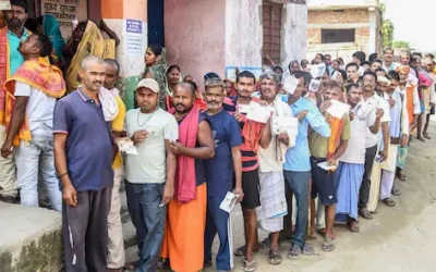WB- फलता में रिपोलिंग के बीच सुरक्षा कड़ी, सुबह 9 बजे तक 20% मतदान