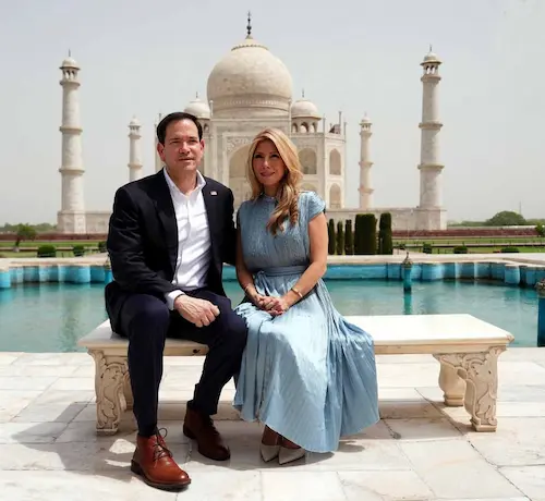 Marco Rubio Taj Mahal Visit