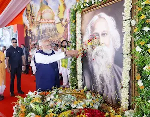 National- राष्ट्र ने याद किए गुरुदेव रवींद्रनाथ टैगोर, दी भावपूर्ण श्रद्धांजलि