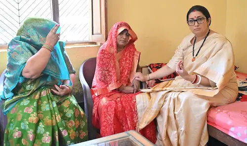Met with the family members of the BJP leader