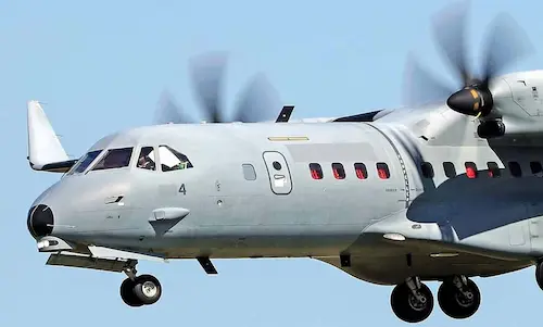 Construction took place at the Tata-Airbus plant located in Vadodara