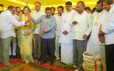 TDP Mahanadu :  नेल्लोर में महानाडु की तैयारी शुरू, बड़े इंतजाम जारी