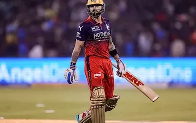 Virat Kohli: विराट कोहली का खराब फॉर्म जारी: लगातार दूसरे मैच में शून्य पर आउट