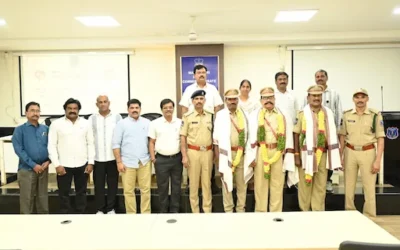 Retired Police Officers : सेवानिवृत्त पुलिस अधिकारियों का मल्काजगिरी में सम्मान