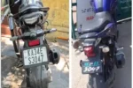 फर्जी नंबर प्लेट लगाने वाला आरोपी गिरफ्तार