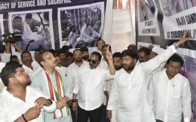 Hyderabad : राजीव गांधी की पुण्यतिथि पर रक्तदान शिविर और फोटो प्रदर्शनी का आयोजन