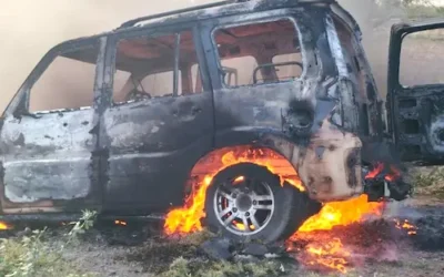 Ajmer Scorpio Fire Accident