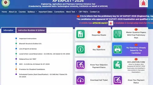 AP EAMCET 2026 Preliminary Key Out