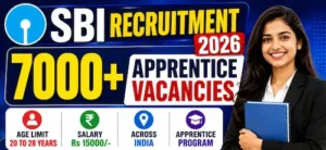 SBI Apprentice Recruitment 2026