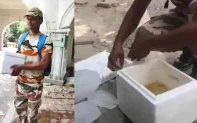 Kanpur News : मां का कटा हाथ लेकर कमिश्नर ऑफिस पहुंचा बेटा