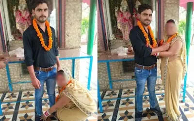 UP : मंदिर में शादी, फिर धमकी, दो दिन बाद युवक बोला- ‘ये तो मजाक था’