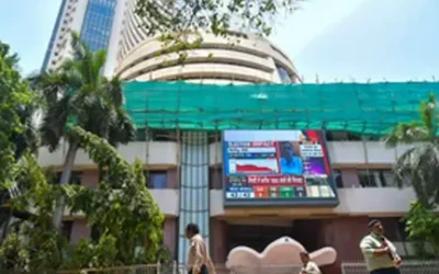 Sensex : शेयर बाजार में मजबूती, सेंसेक्स 78,100 के पार