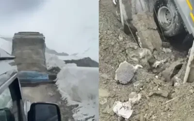 Himacha : हिमाचल में दर्दनाक हादसा, बर्फीली वादियों में धंसा ट्रक